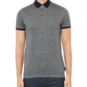 Ted Baker Taz Jacquard Polo Shirt Size 7 / CLOFA